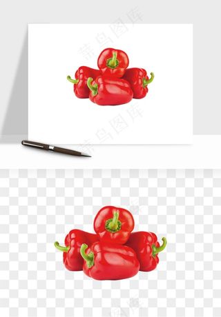 红辣椒尖椒png免抠