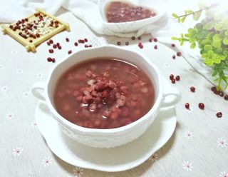 燕麦红豆汤美食图片