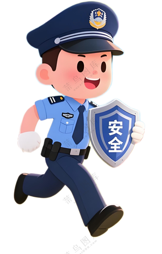 警察安全盾牌