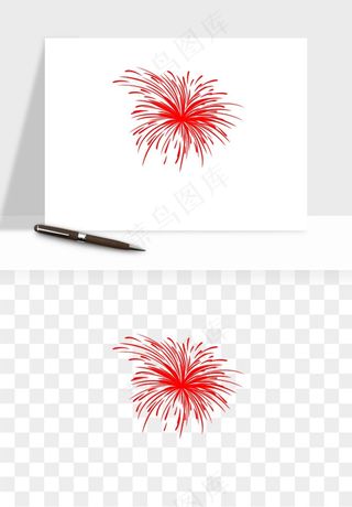 卡通烟花烟火礼花png免抠