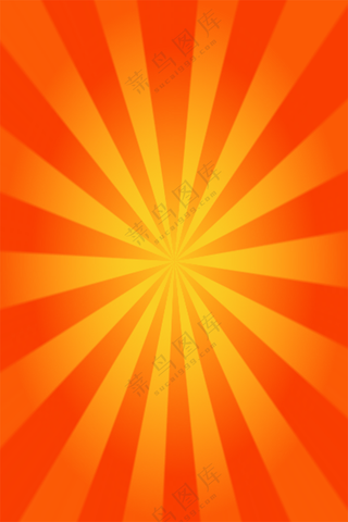 橙黄渐变色放射性光效