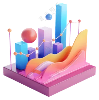 彩色3D 图表