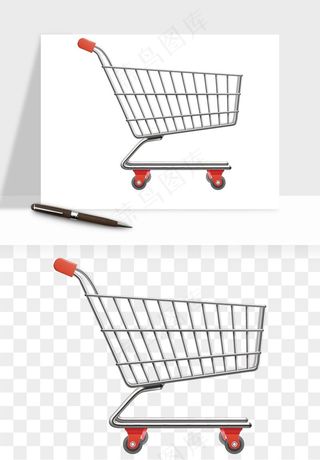 购物车购物篮png免抠图