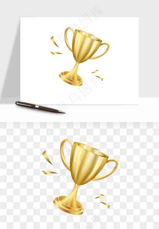 荣誉奖杯冠军金奖png免抠
