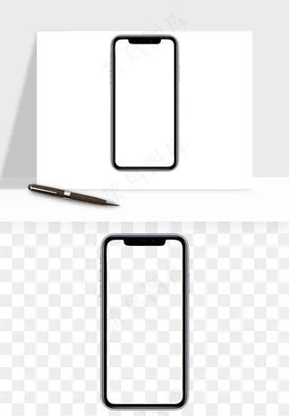 手机样机边框元素png免抠