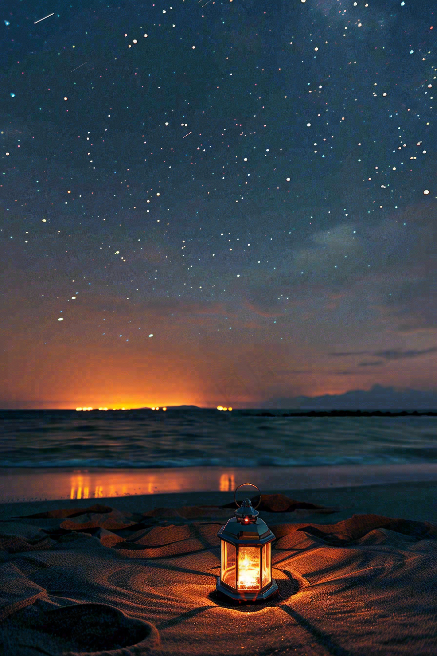 晚安温馨励志摄影图