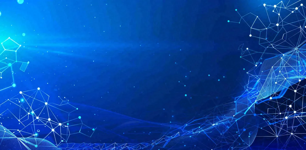 数码科技线光几何背景