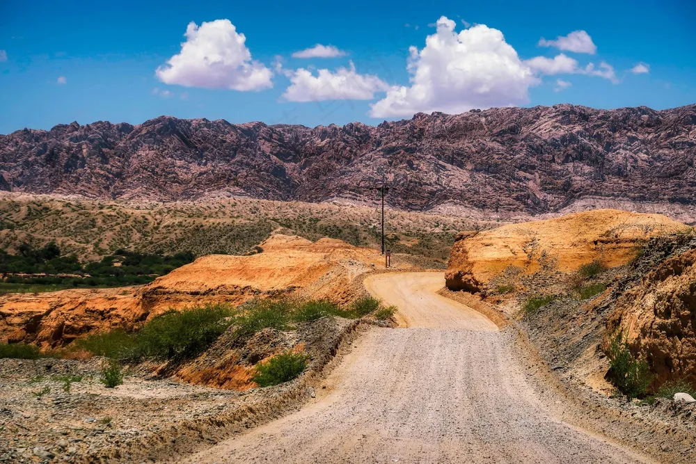 蓝天下的无垠草原