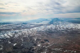 冬日里的城市雪景
