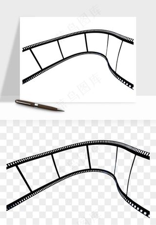 电影黑胶胶片png免抠