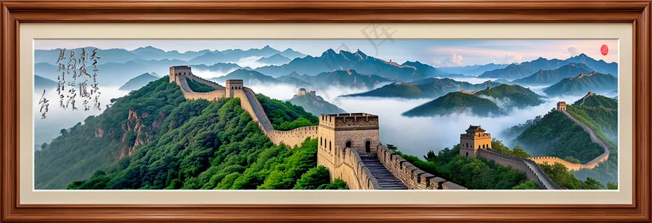 万里长城风光图