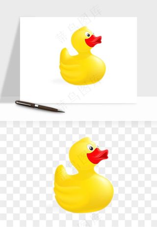 小黄鸭png免抠