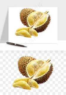 榴莲果肉水果png免抠