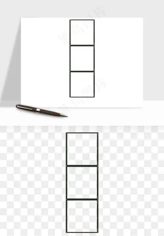 电影黑胶胶片元素png免抠