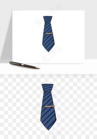 卡通领带png免抠