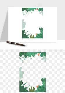 植物花卉边框装饰png免抠 植物花卉边框装饰png免抠