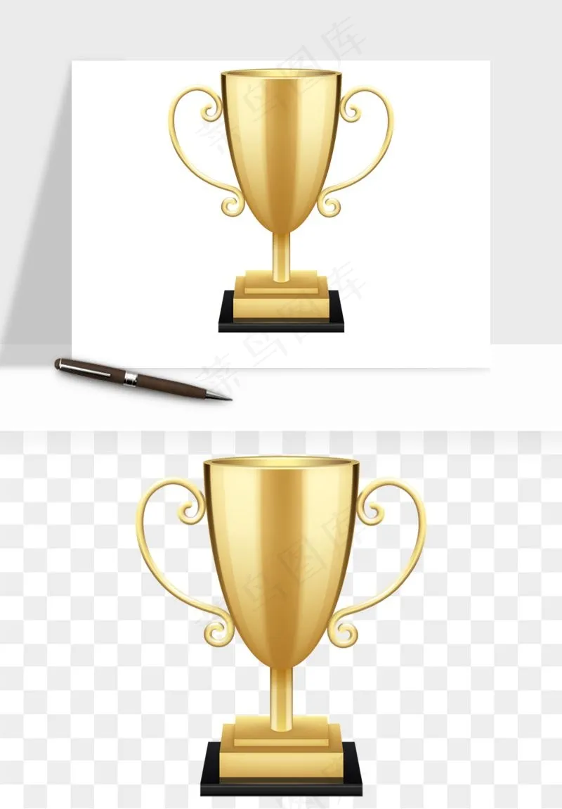 荣誉奖杯冠军金奖png免抠