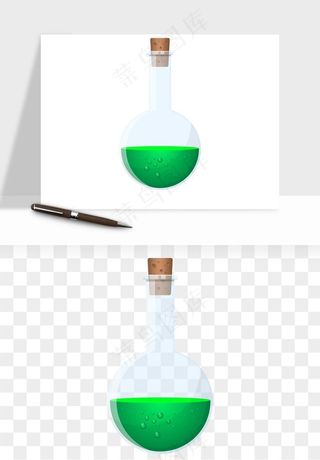 卡通化学实验设备器材png免抠图