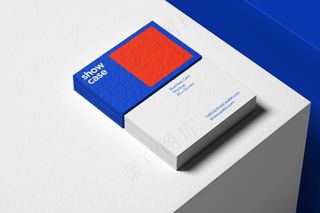 高级质感品牌VI提案信封名片PS样机设计素材-3