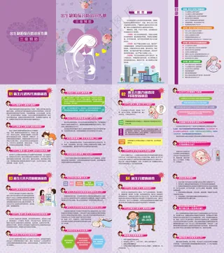 出生缺陷综合防治三级预防画册