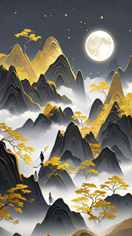 中国山水画描述