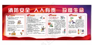 消防安全消防安全日广告设计海报