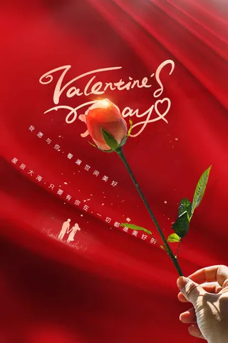 情人节节日活动宣传海报素材