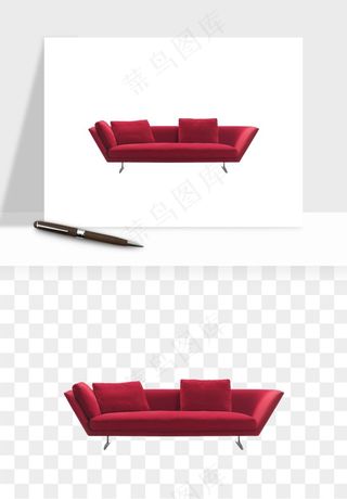 现代沙发家具png免抠