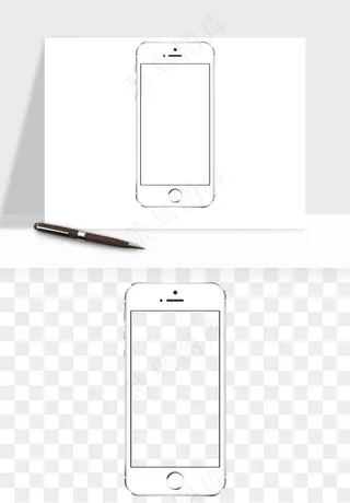 手机样机边框元素png免抠