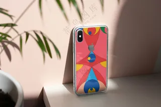 iPhoneX文创手机壳样机手机壳印花贴图样机-26
