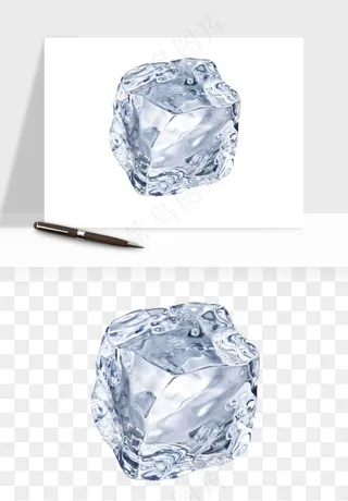 冰块清爽png免抠