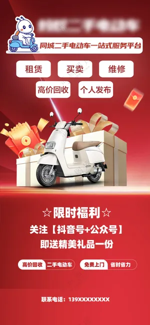 汽车以旧换新补贴海报