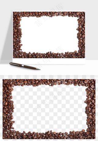咖啡豆png免抠