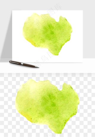 水彩泼墨涂鸦墨迹元素png免抠