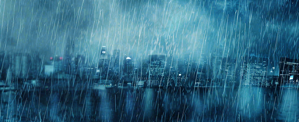 暴雨预警暴雪预警通知公告背景