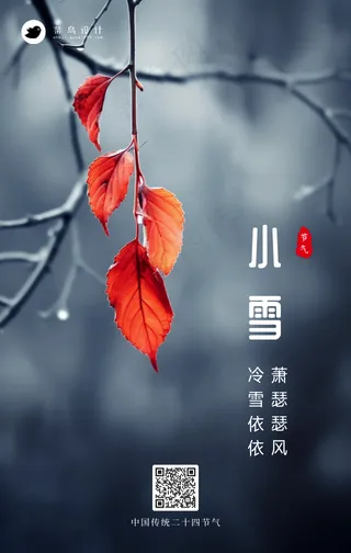 小雪手机海报
