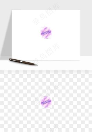 水彩泼墨涂鸦墨迹元素png免抠