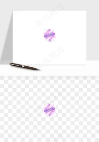 水彩泼墨涂鸦墨迹元素png免抠