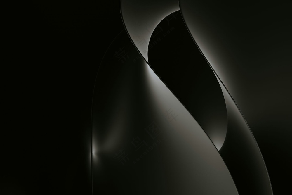 黑色扭曲抽象背景