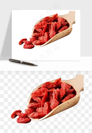 枸杞养生中药png免抠