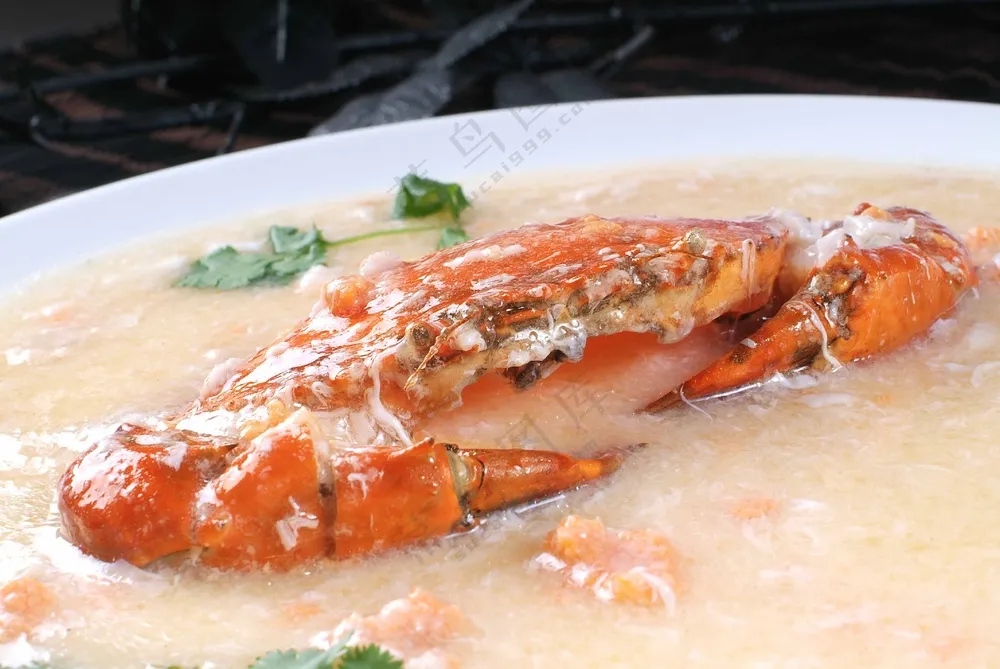 芙蓉蒸 海鲜粥 蟹粥