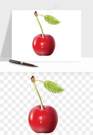 樱桃车厘子水果png免抠
