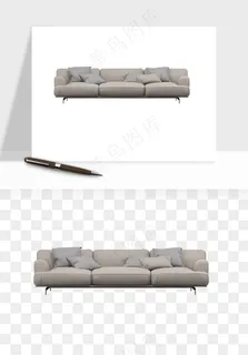 现代沙发家具png免抠
