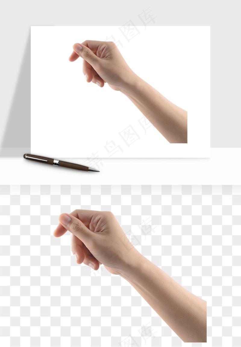 手势手部动作手指png免抠