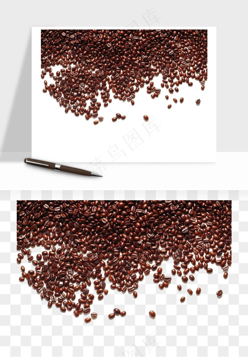 咖啡豆png免抠