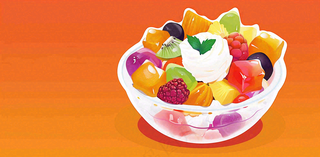 夏日饮品饮料清凉背景