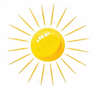 太阳天气卡通免抠