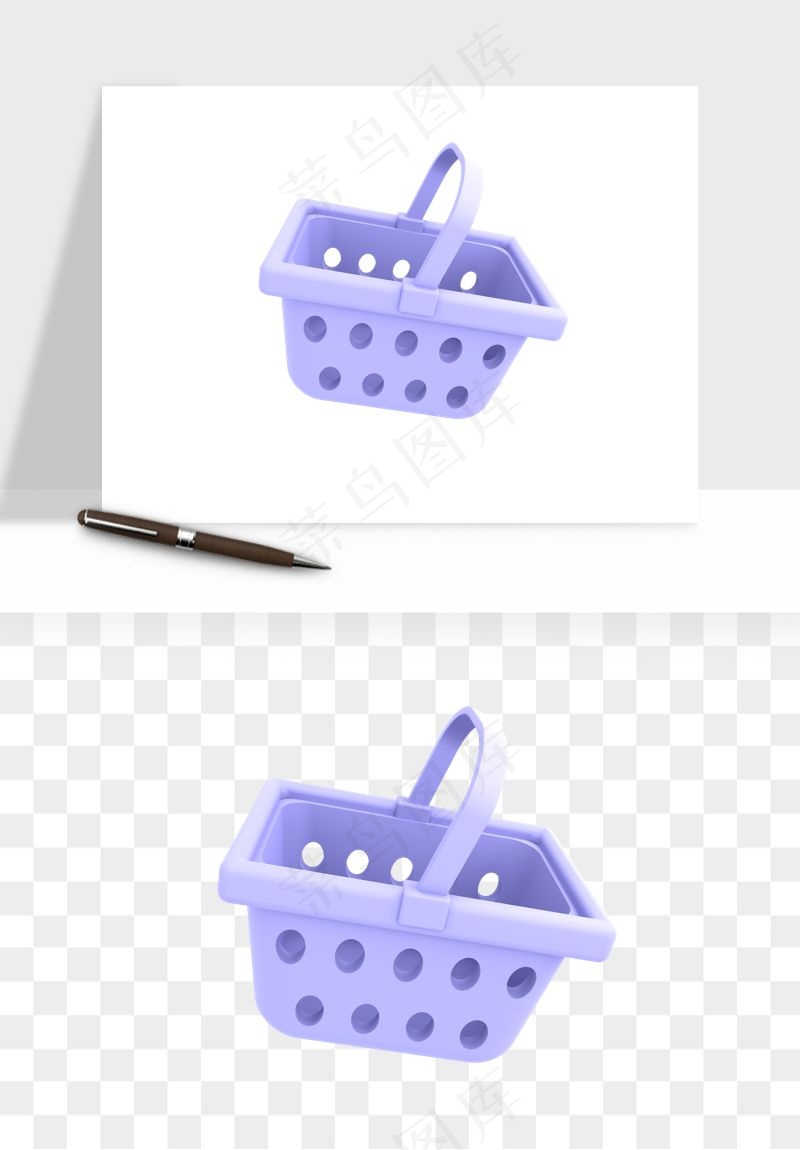 购物车购物篮png免抠图