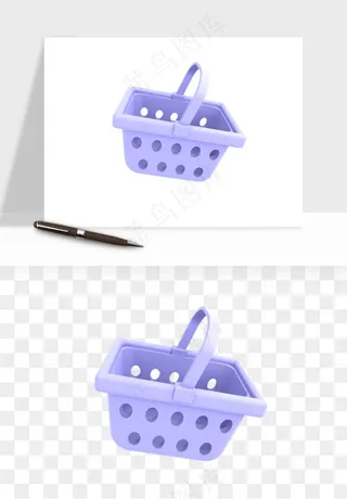 购物车购物篮png免抠图