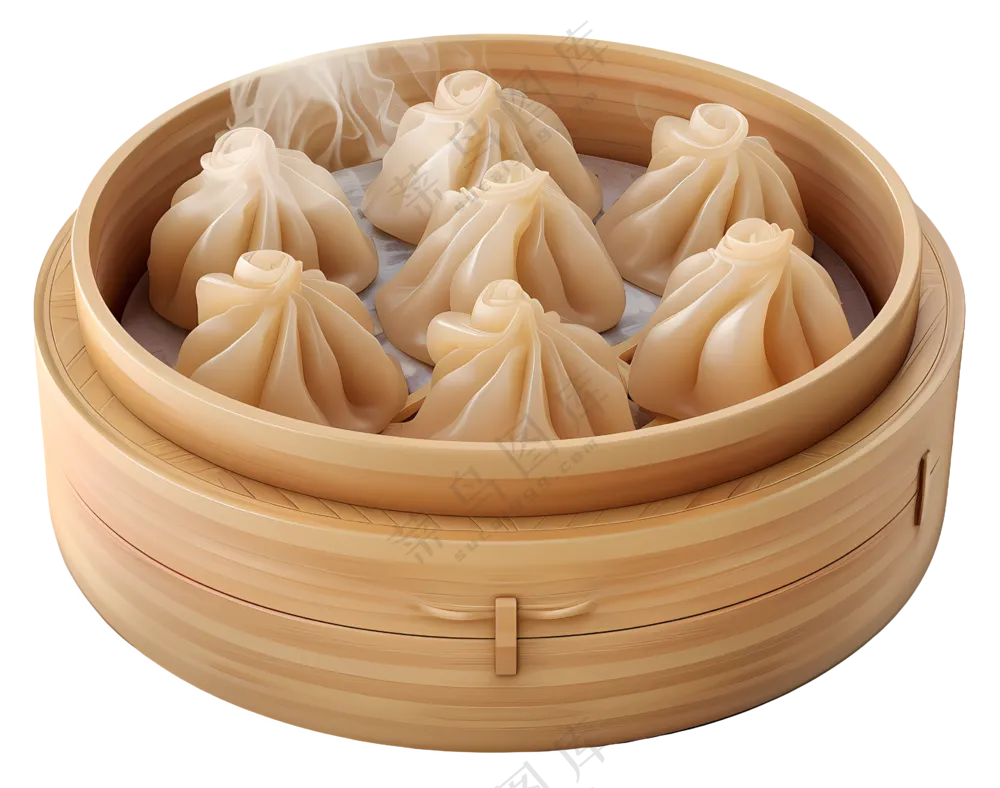蒸笼里的蒸饺